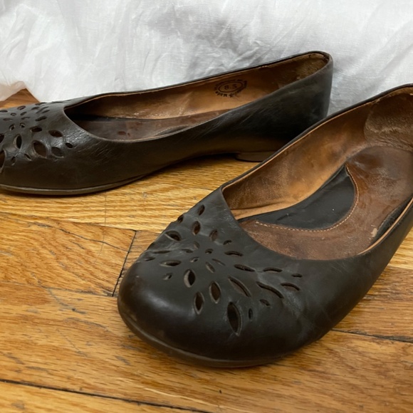 Fluevog Integrity Danielle brown leather ballet flats - Picture 3 of 6